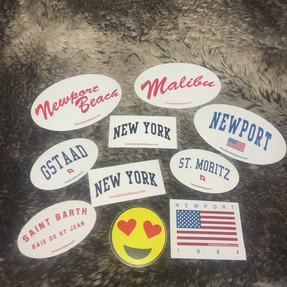 10 Brandy Melville stickers